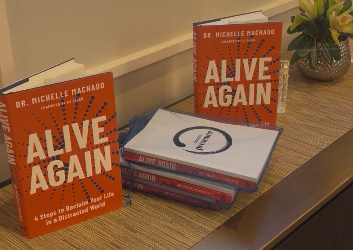 Dr. Michelle Machado at the Alive Again launch